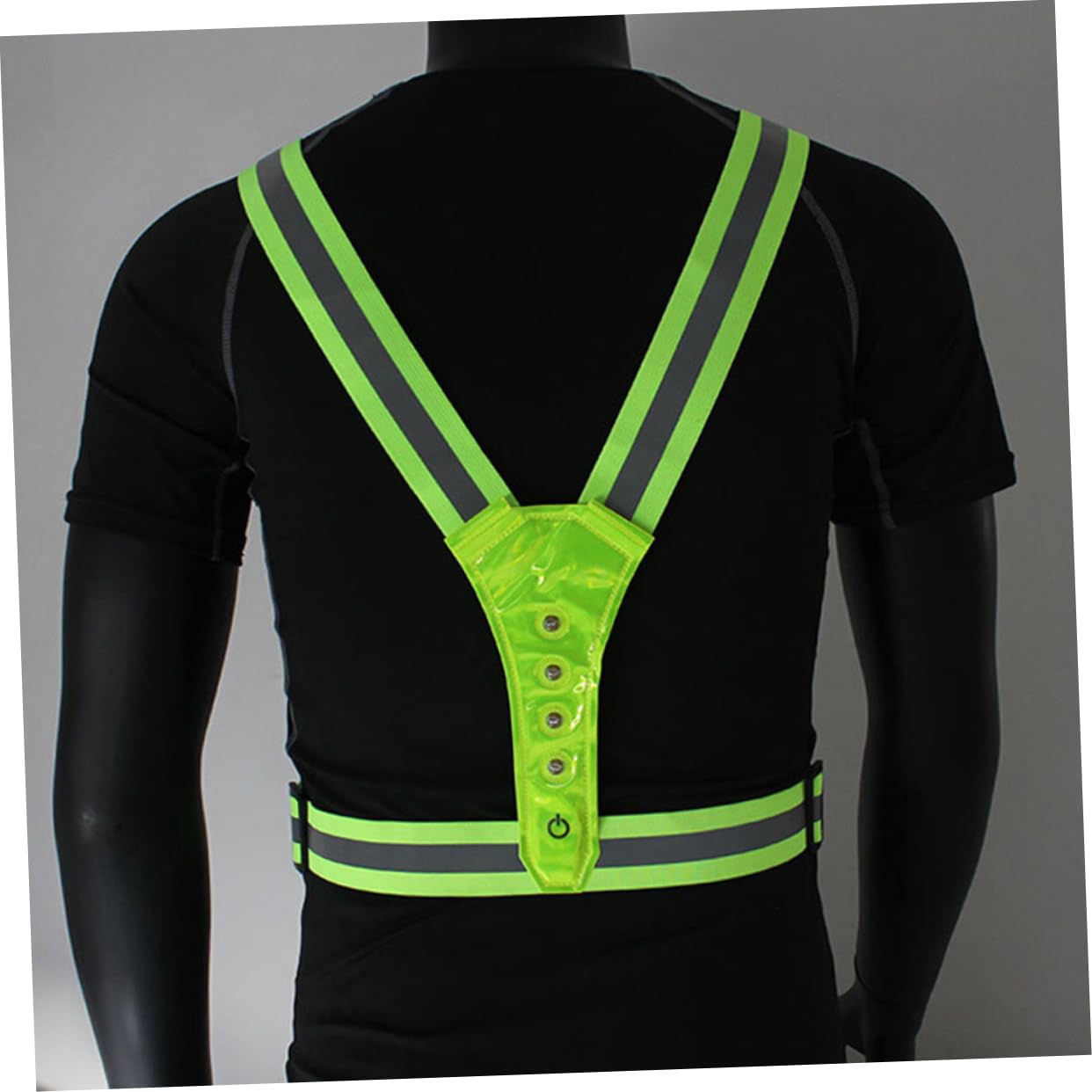 Uonlytech 3pièces Gilet Réfléchissant Led Ajustable Haute Visibilité Pour Course Nocturne Cyclisme Et Randonnée Équipement De Sécurité Extérieur Fluo