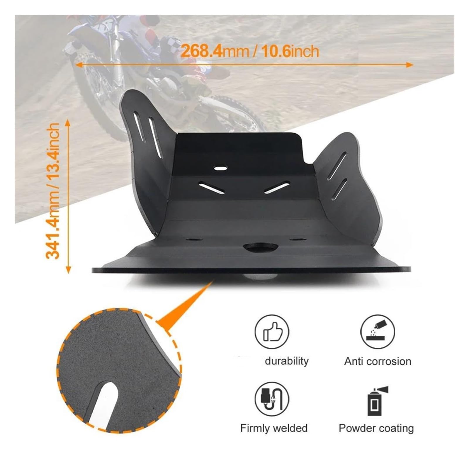 Protezione Motore, Telaio E Scarico Per YAM&AHA YZ125 YZ125X YZ 125 X 2005-2026