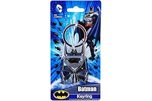 Womens Batman Mask Key Ring: A Multicolored Pewter Symbol of Justice