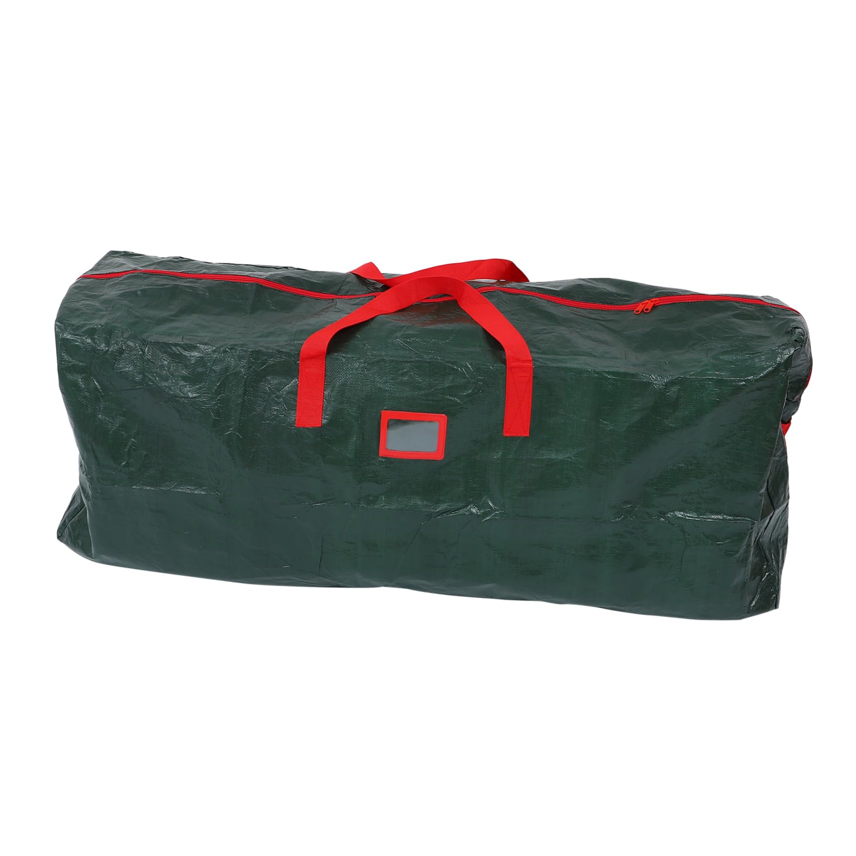 LABRIMP Bolsa Para Árbol De Navidad Grande 122x34x51 Cm Verde Resistente Al Agua Manchas Cremallera Suave Adecuado Para Almacenamiento y Organización De Decoraciones Navideñas