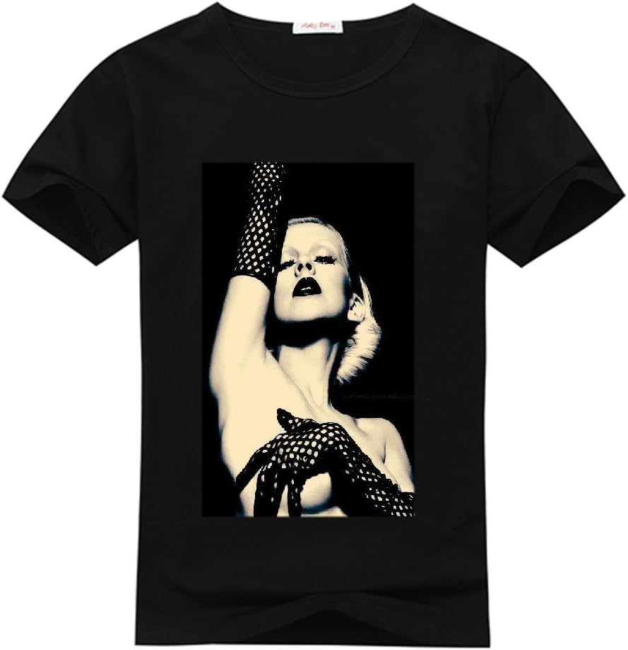 Pillow kin Mens T-Shirt Sexy Christina Aguilera XXX-Large Black