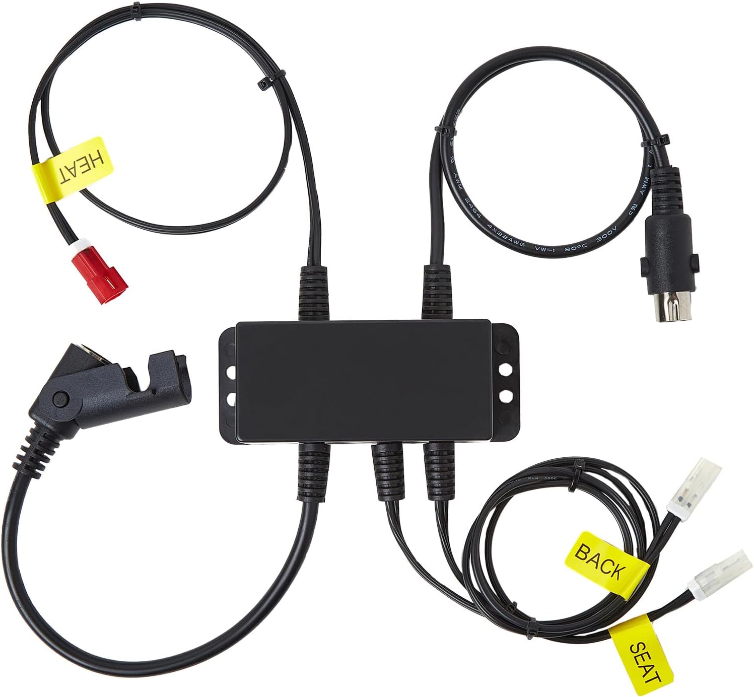 MLSK55 6 Button 8 Pin Remote Controller with Junction Box for Lift Chair with USB