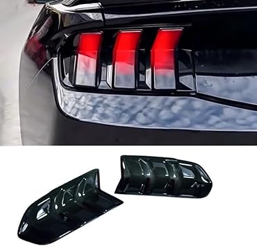 Tail Light Lamp Cover Guard Trim 2Pcs for Ford Mustang 2024 2025 2026 Tail Light Frame Bezels Decoration Protector Accessories