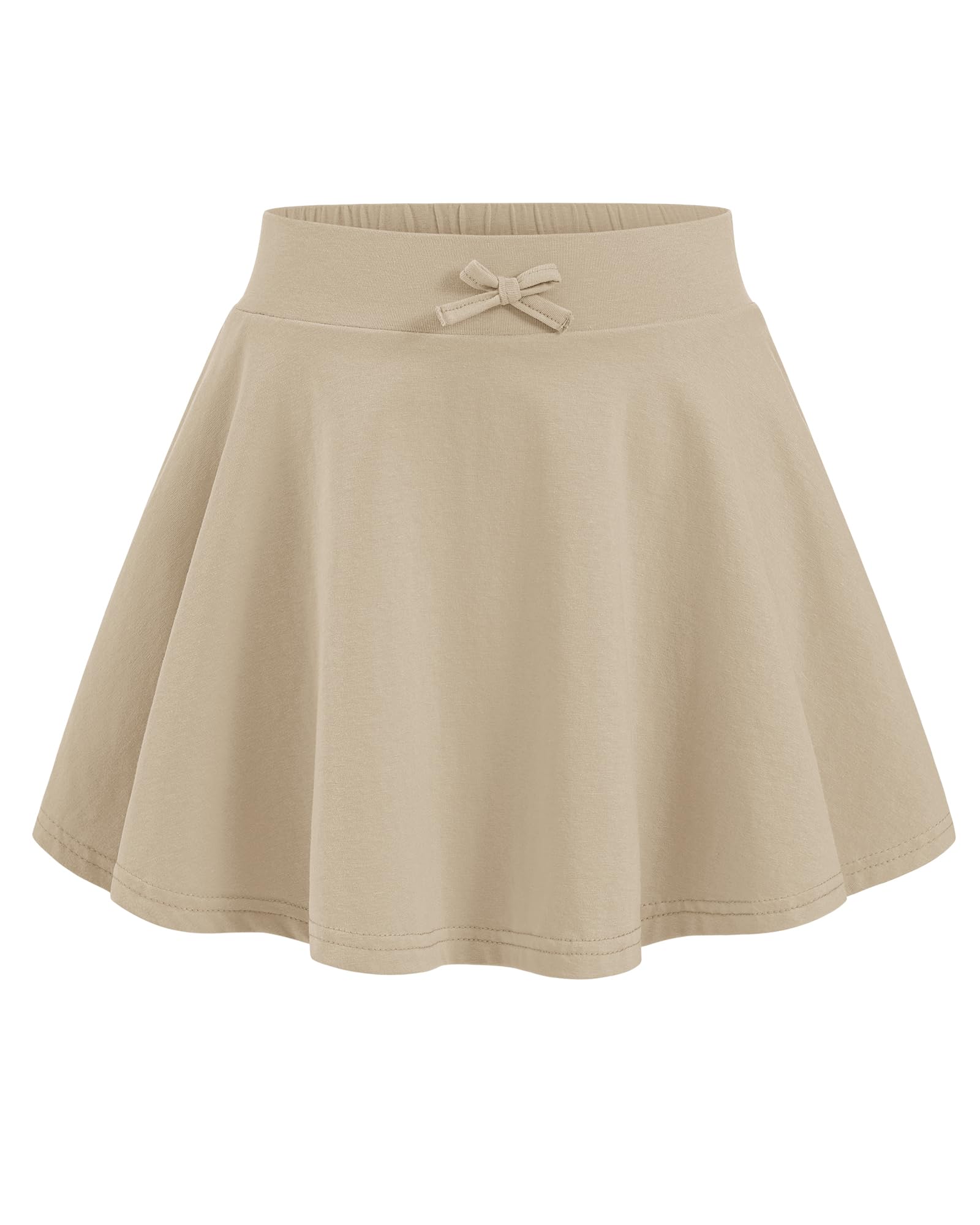 BOOPH Girls Skirts Kids Casual Mini Skorts Toddler Athletic Uniform Skirts with Pockets