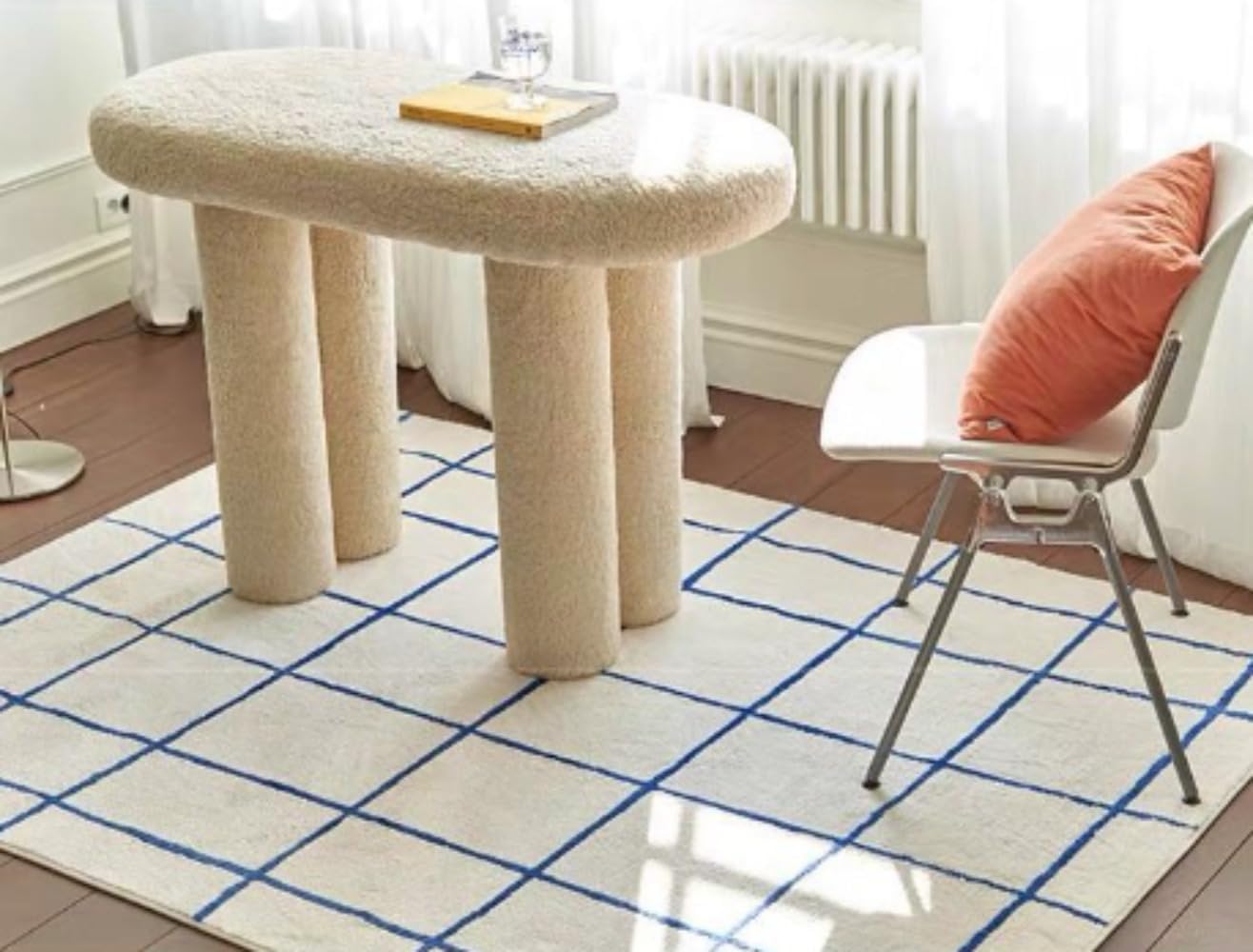 チェック柄 カーペット」の人気商品一覧 | 安い商品を通販サイトから探す - 価格.com シンプルなチェック柄ラグ。爽やかでエレガント、柔らかな肌触り、抗菌、消臭、洗える (ブルーチェック柄,60×180cm)