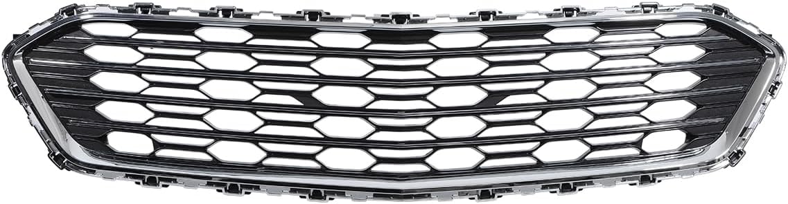 Front Grille & Fog Light and Air Deflector Set Compatible with Chevrolet Cruze 2016 2017 2018 - Image 3