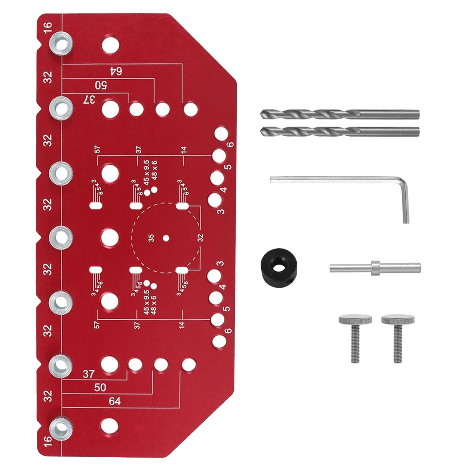 Kalttoy Hinge Jigs With Quick Clamps Concealed Door Hinge Jigs 35Mm Cabinet Hole Drilling Woodworking Tool Cabinet Door