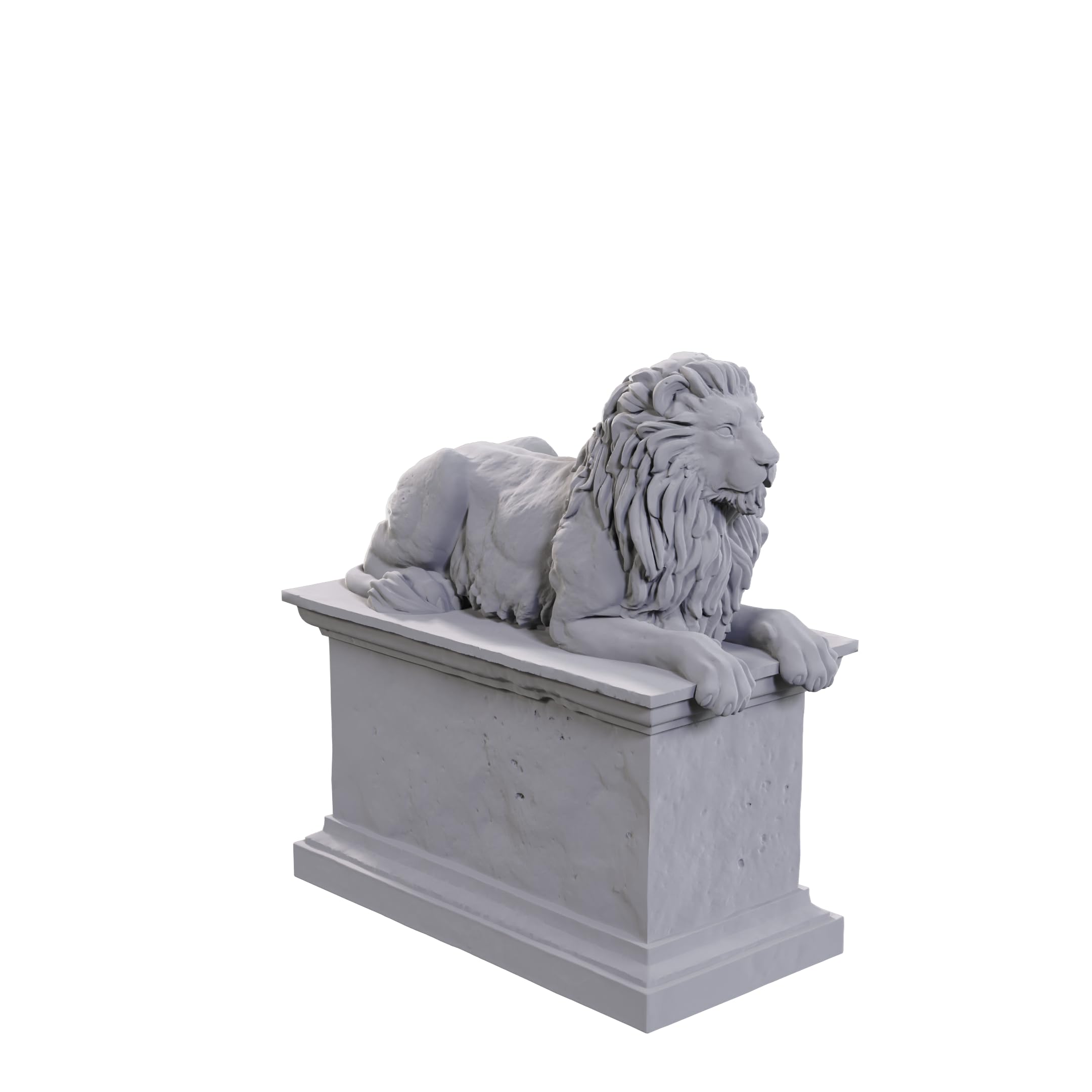 Wizkids Deep Cuts Miniatures Stone Lion figurine de collection sculptee
