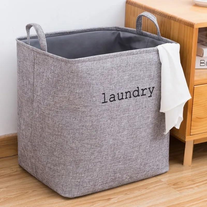 Panier à linge pliable pratique et portable - Parfait for ranger les vêtements sales et plus encore(Blue,25x35x40cm)