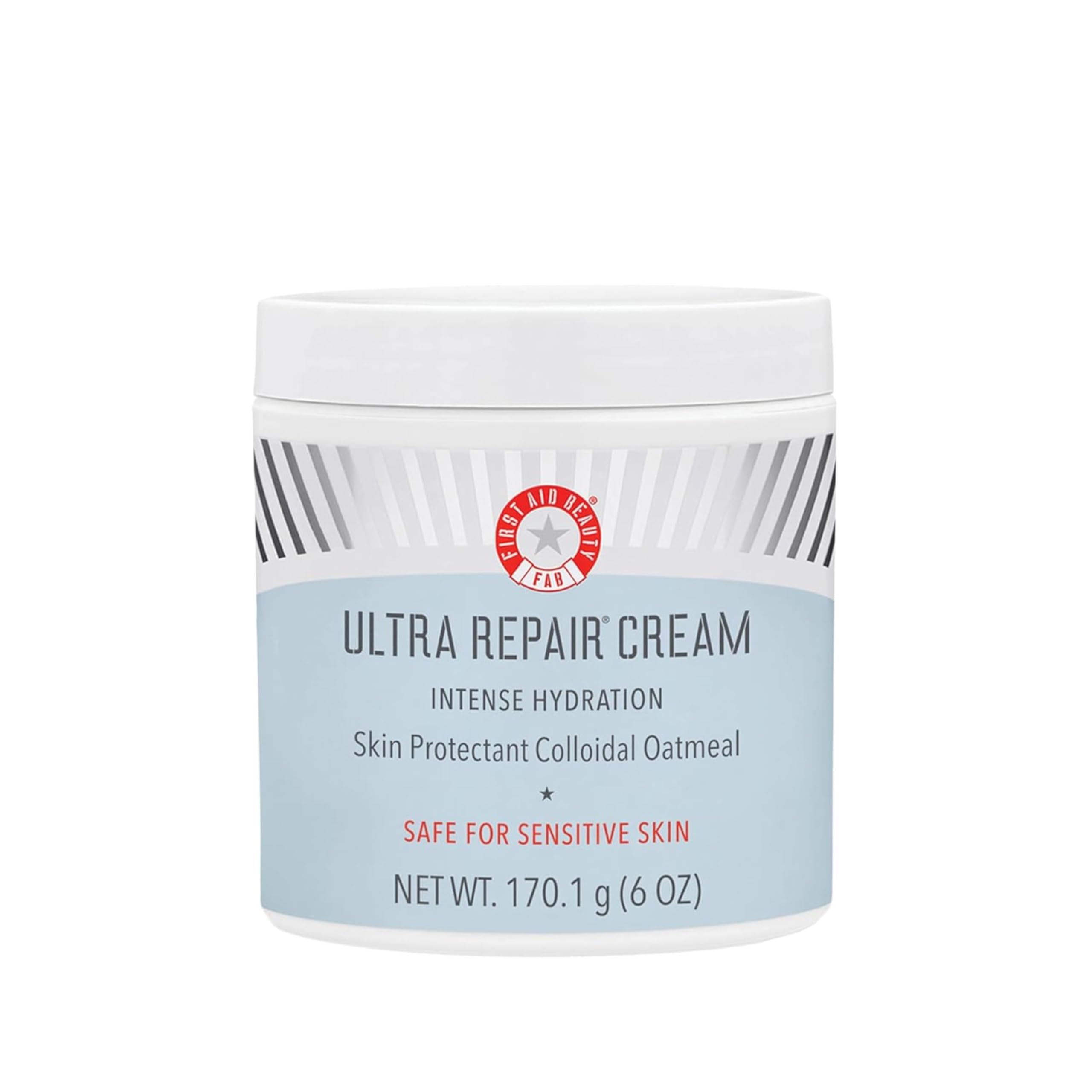 First Aid Beauty - Ultra Repair Cream, Intense Hydration Whipped Colloidal Oatmeal, Clinically Proven to Strengthen Skin Barrier in 7 Days & Helps Relieve Eczema, Luxury Face & Body Moisturizer, 6 oz