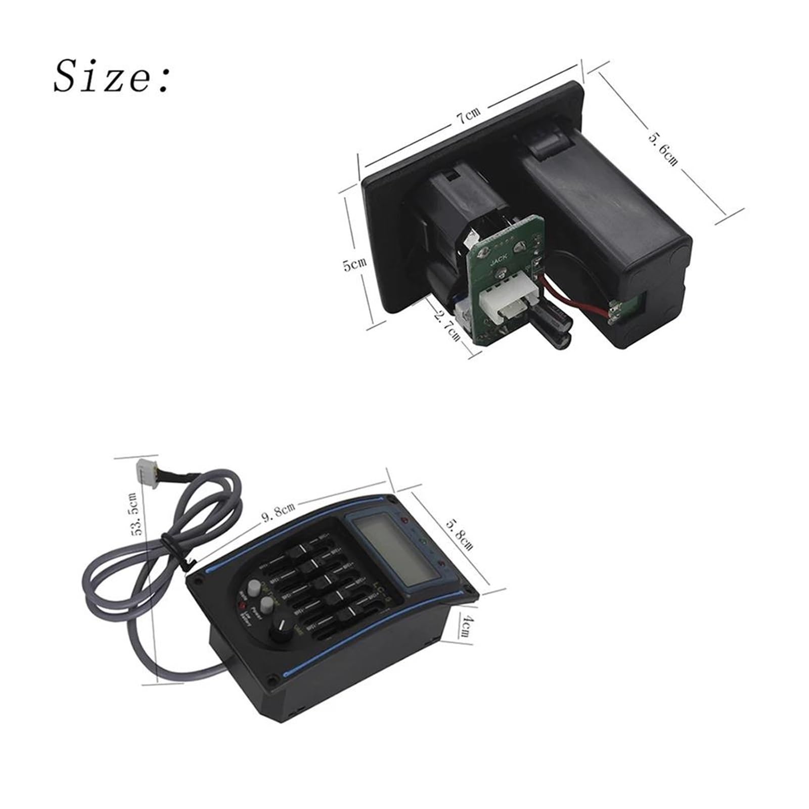 Pickup Per Chitarra Pickup Per Chitarra Acustica Classica A 5 Bande Accessori Per Strumenti Musicali Equalizzatore Preamplificatore Con Volume Medi Alti Bassi
