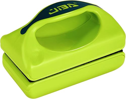 KEDSUM Limpiador magnético para pecera de acuario limpiador de vidrio para pecera cepillo flotante con diseño de mango