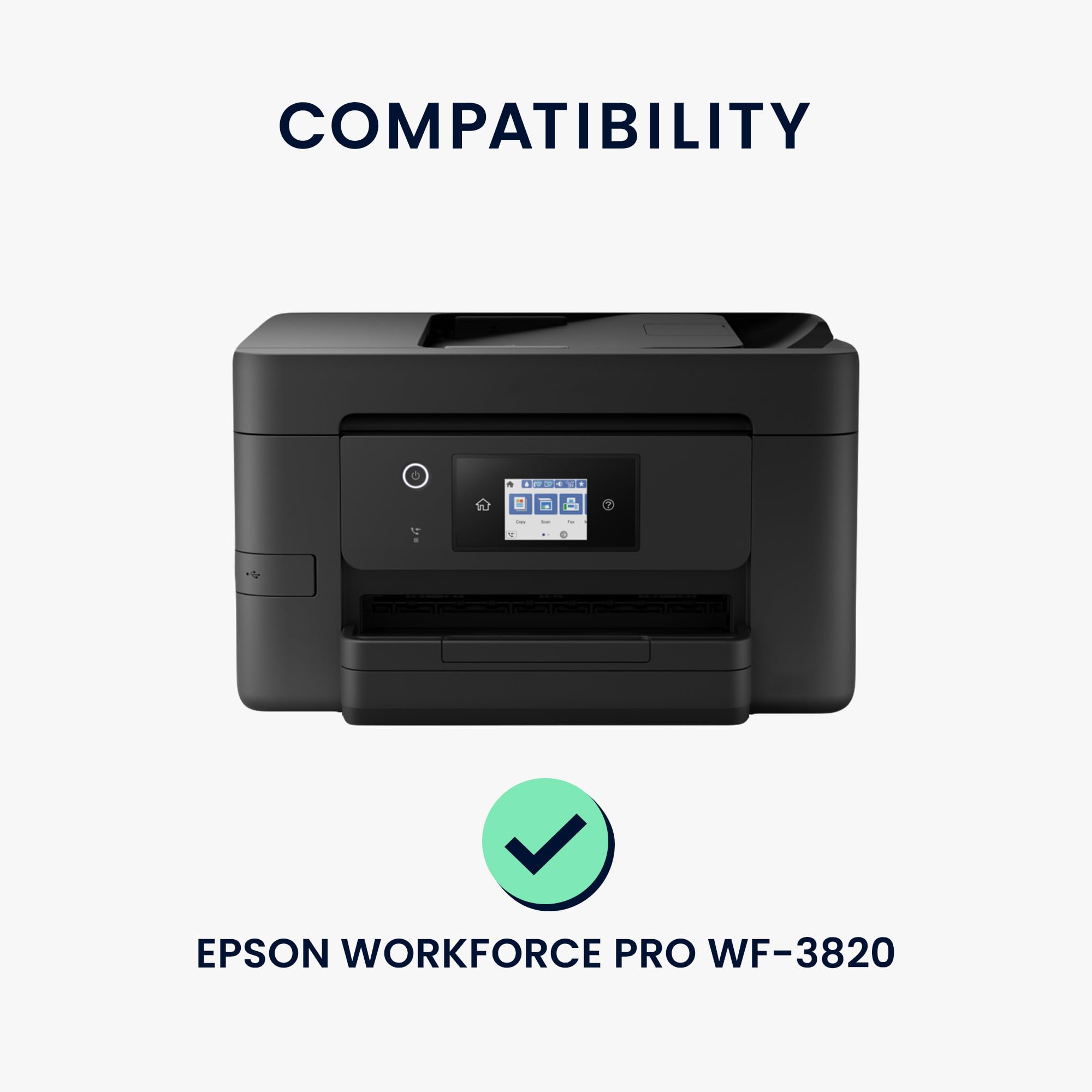 kwmobile Housse compatible Epson Workforce Pro WF-3820 protection imprimante gris clair