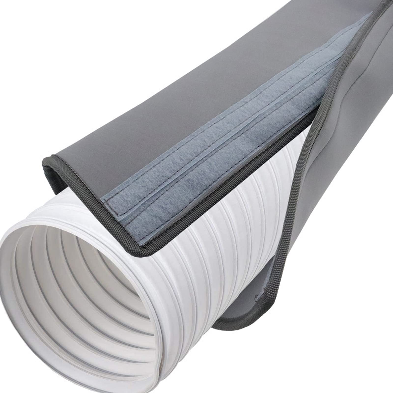 CUSMA Involucro di Copertura del Tubo Flessibile del Condizionatore d'Aria Portatile per Tubi di Scarico da 5 "E 5,9" di Diametro, Manicotto di Copertura dello Sfiato del Condotto del Tubo CA Isolato