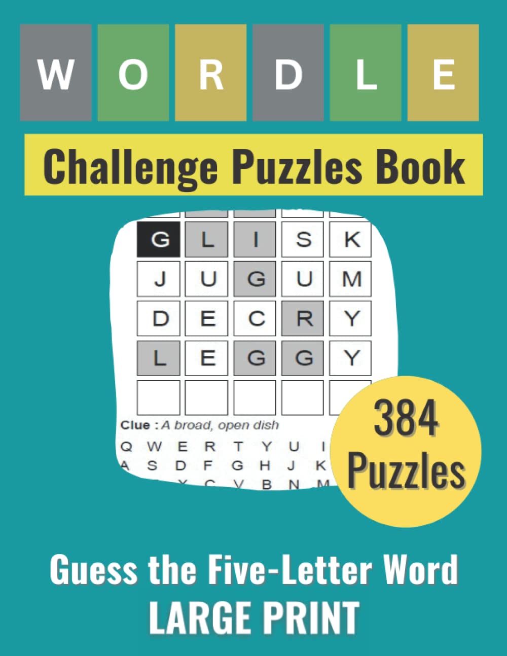 Wordle Google Search Guessing Game Wordle Challenge Puzzles Book