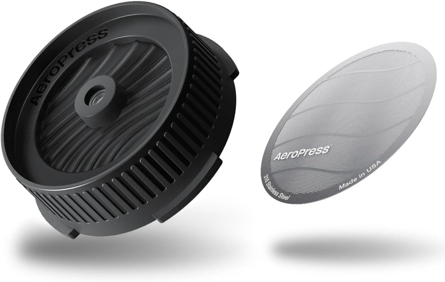 AeroPress Flow Control Filter Cap & Stainless Steel Filter bundle