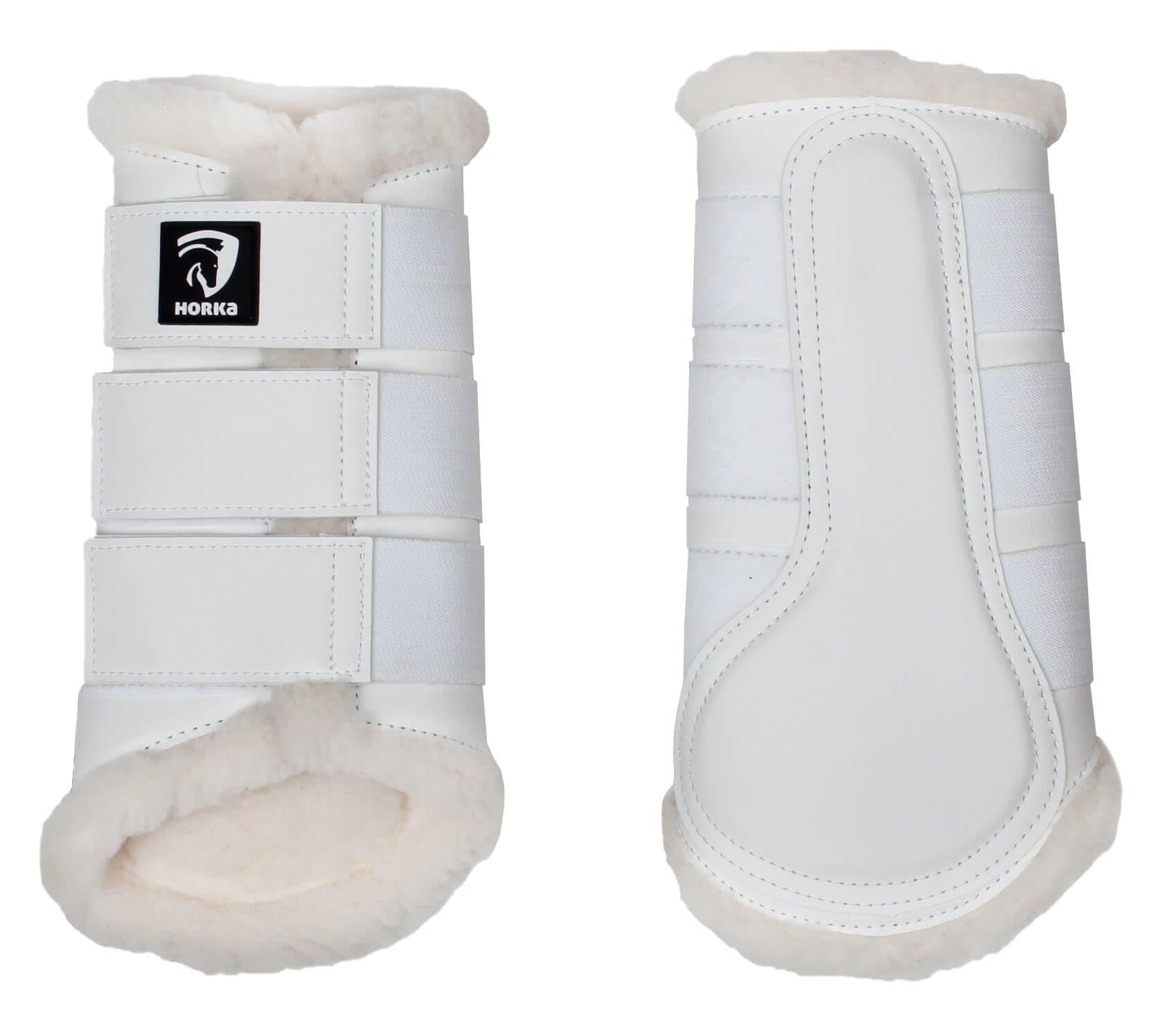 Horka Botas de Caballo Cerradas con Piel