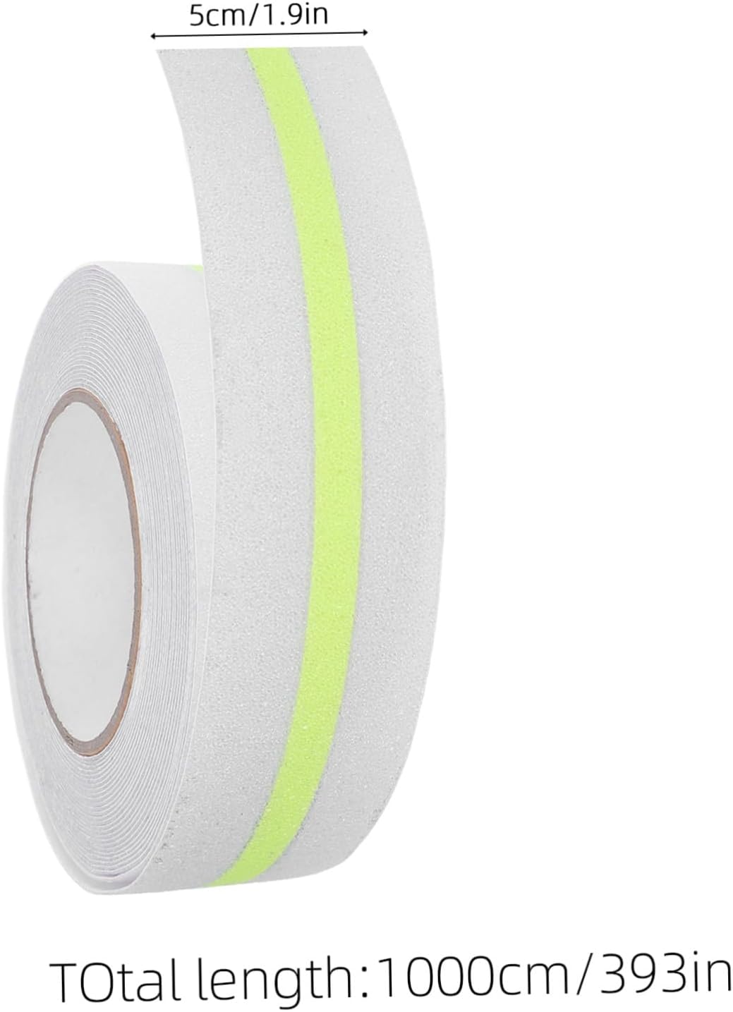 LABRIMP Anti Slip Traction Tape for Steps and Bathtubs, 1 Roll 32.8ft Peva Non Skid Safety Grip Tape with Glow the Dark Adhesive, Easy to Trim for Indoor Living Areas and Humidity