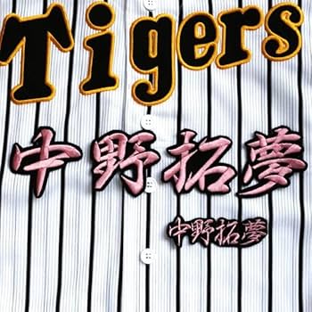 Amazon.co.jp: ネーム 中野 拓夢 行ピンク/黒 刺繍 ワッペン