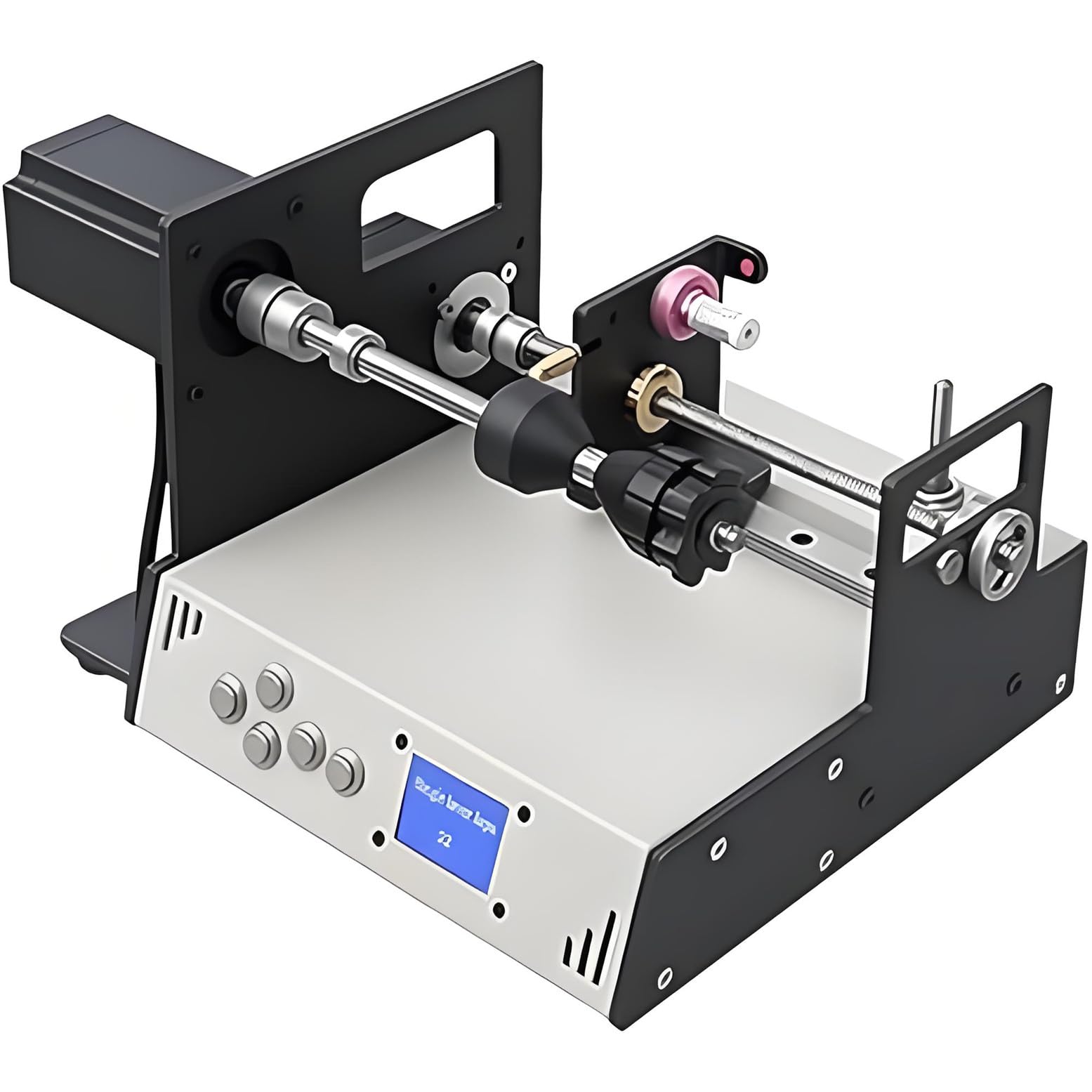 YXYLJOZ 900RPM Automatic Cable Wiring Coil Winding Machine with Auto-Wire Alignment, for Coils, Fishing Lines, Silk Threads