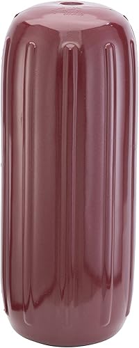 Vista 42 de Defensa para barco con diseño de vinilo inflable Taylor Made Products Big B con tubo para soga central Negro