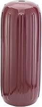 Taylor Made Big B Inflatable Boat Fender, Burgundy (12" x 34") End-to-End Line Passage Fits 5/8" Rope, Hangs Horizontally or Vertically, Ribbed Technology, Needle Valve, Marine-Grade Vinyl - 531034