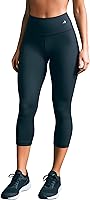 Vista 7 de CompressionZ Leggings capri de compresión de cintura alta para mujer, control de abdomen, entrenamiento, gimnasio, pilates, viajes, pantalones