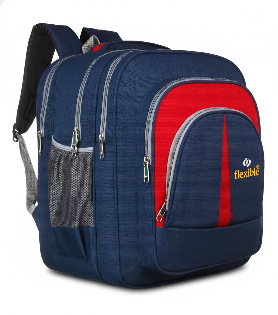 60L Large Trendy Jumbo Backpack for School 6th to 10th class|College|Travel For Both Boys And Girls Waterproof Backpack-image-24