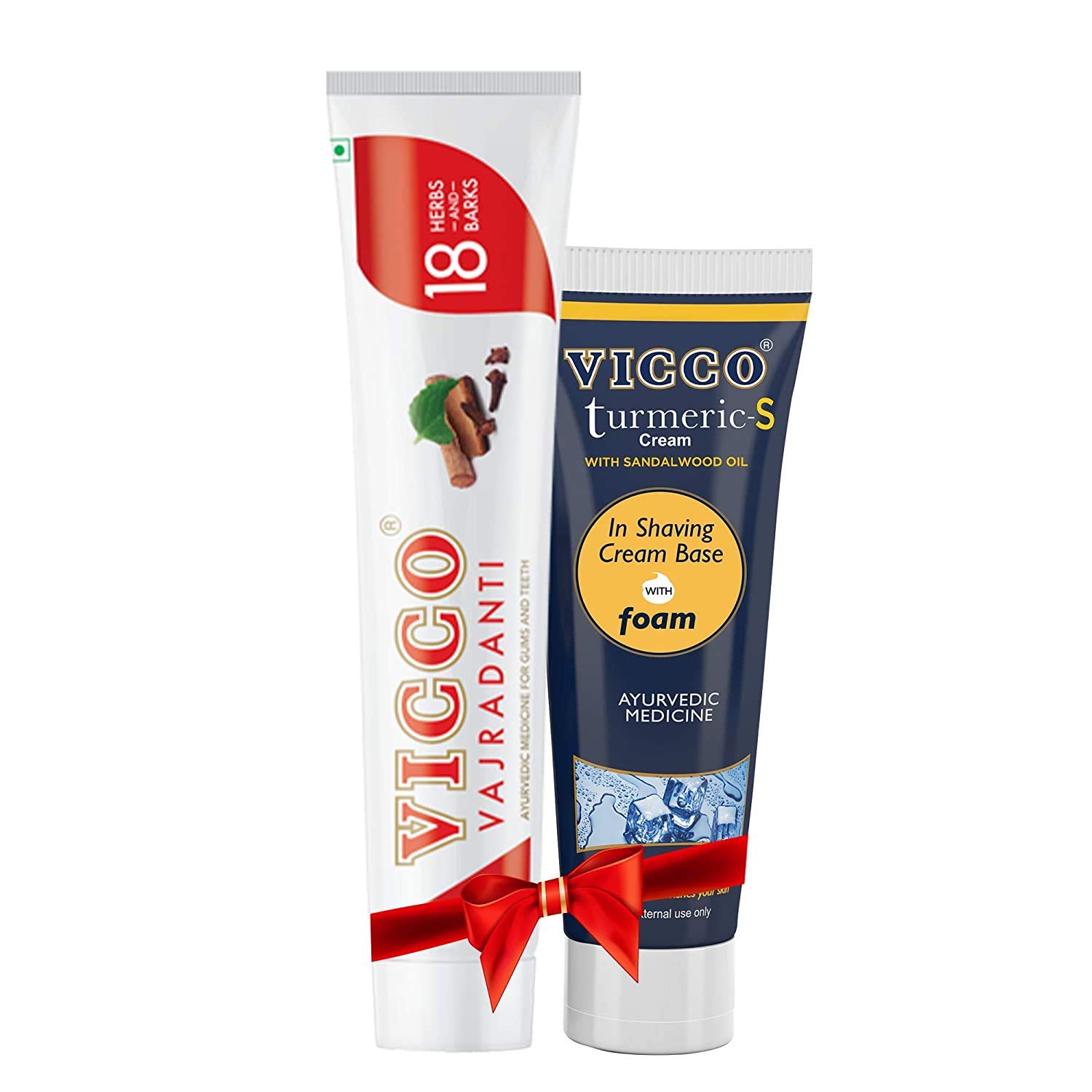 Vicco Oral & Skin Care Combo Pack of 2 | Vicco Vajradanti Paste Dalchini Flavour [200g | Pack of 1] + Vicco Turmeric S-Shaving Cream [70g | Pack of 1] | Dual-Ayurvedic Oral & Skin Care Combo Action (B08SK82V28) Amazon Price History, Amazon Price Tracker