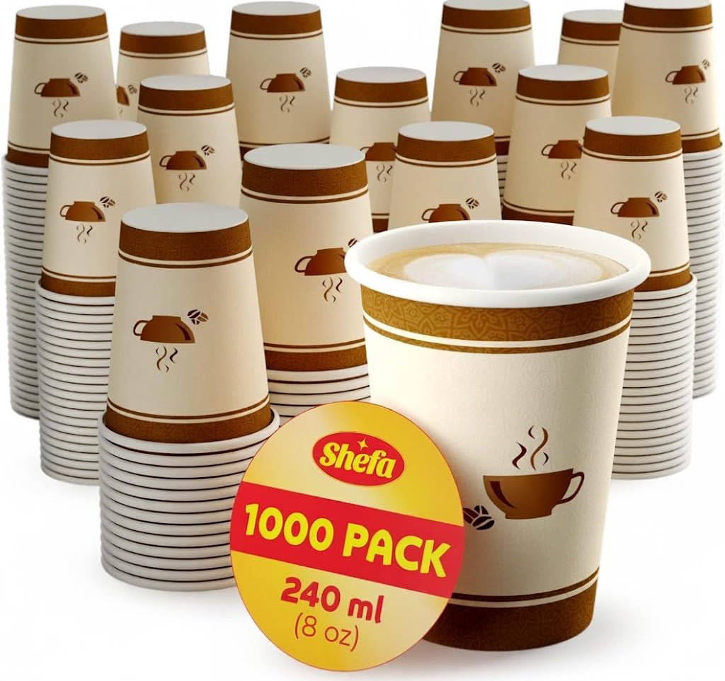 Shefa 1000 8oz Paper Cups...