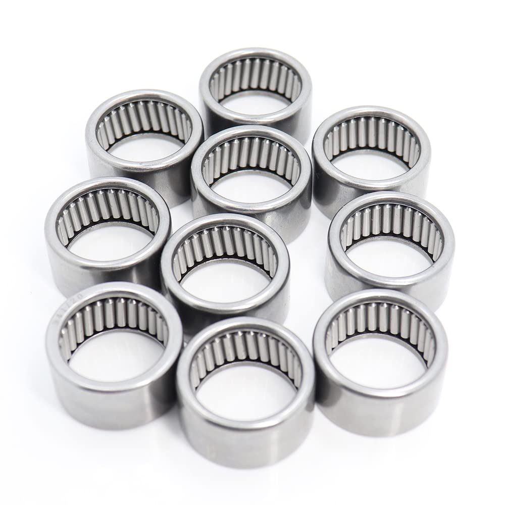 Lot de 10 roulements à Aiguilles Cuvette emboutie, 15 x 20 mm, 943/15, extrémités Ouvertes, FY15-2020
