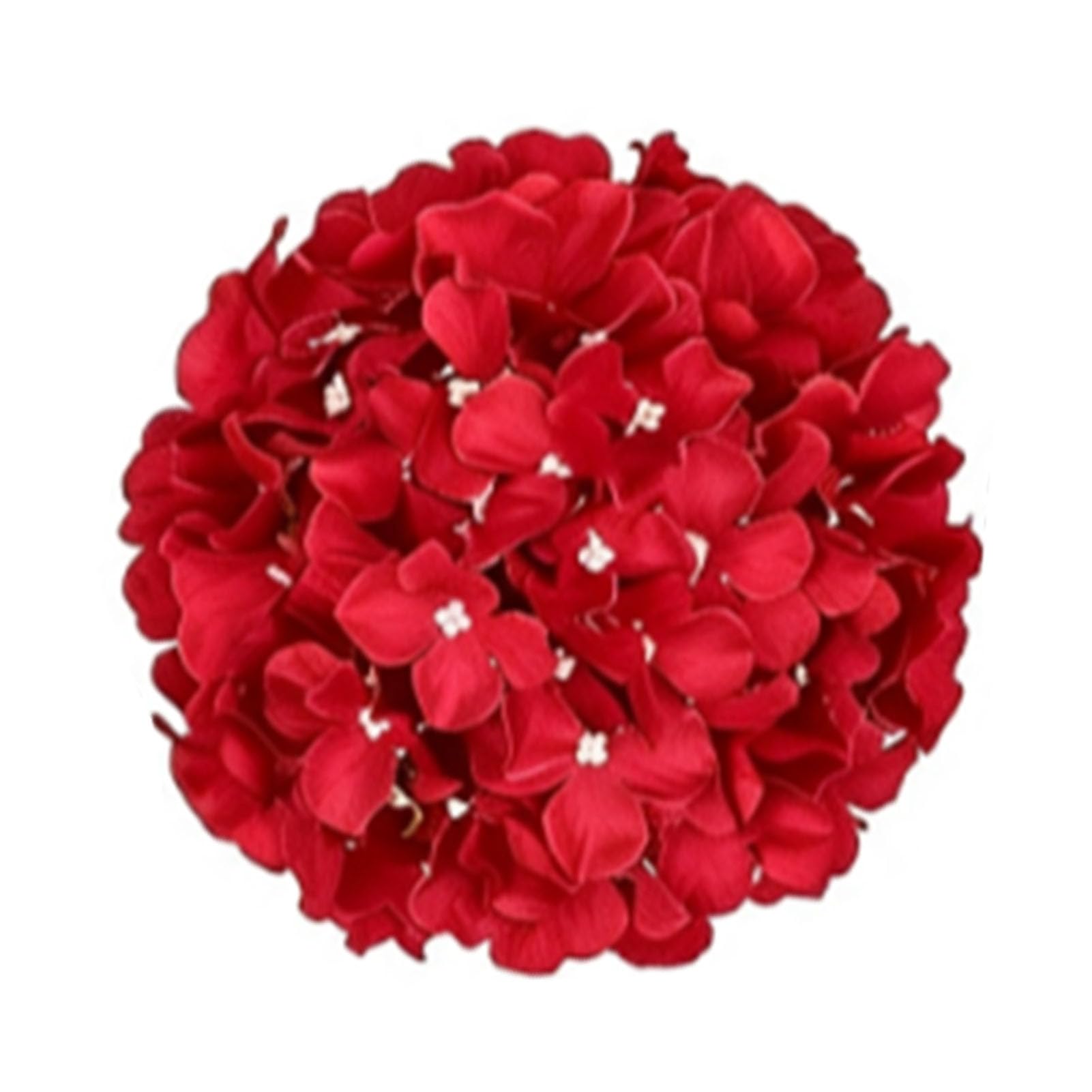 Duokon Paquete de 10 Bolas de Flores de Hortensias Artificiales, Tela