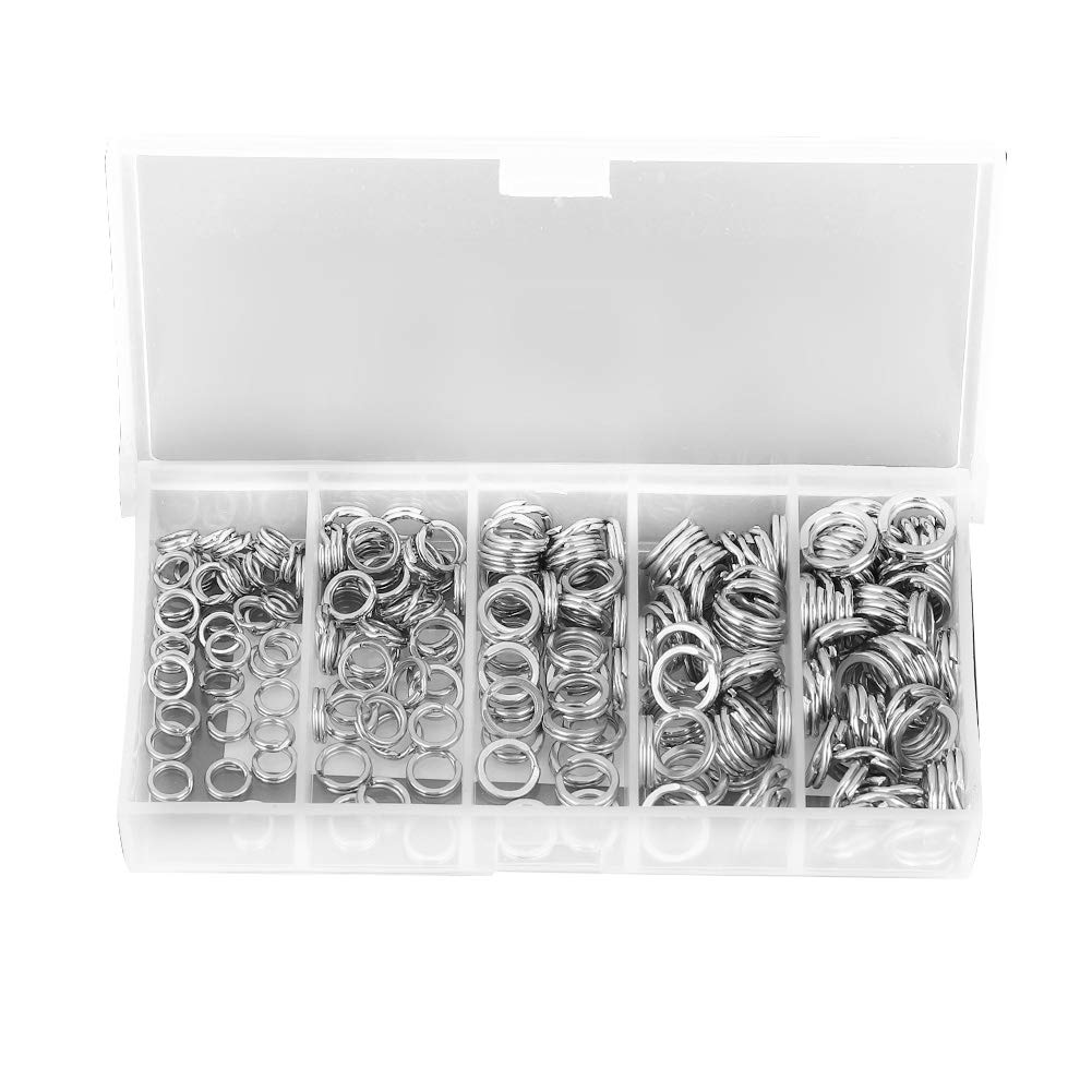 Anneaux Brises Lot De 200 Anneaux Fendus En Acier Inoxydable