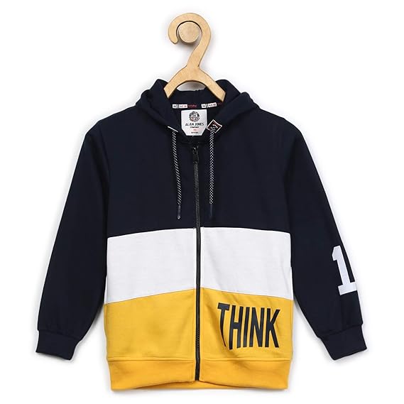 Alan Jones Clothing Boys Poly Cotton Hooded Sweatshirt