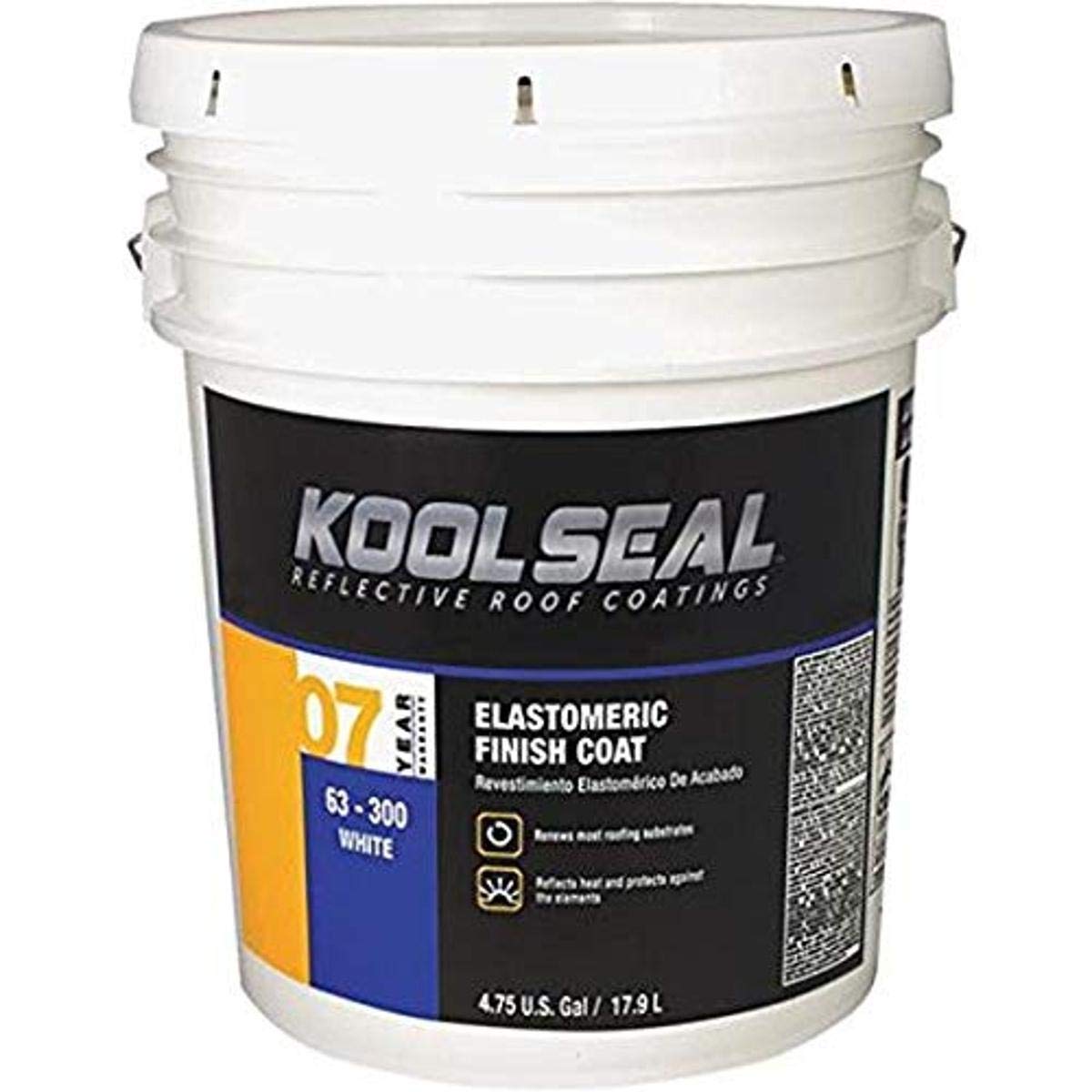 KST COATING KS0063300-20 White Roof Coat, 4.75 Gallon