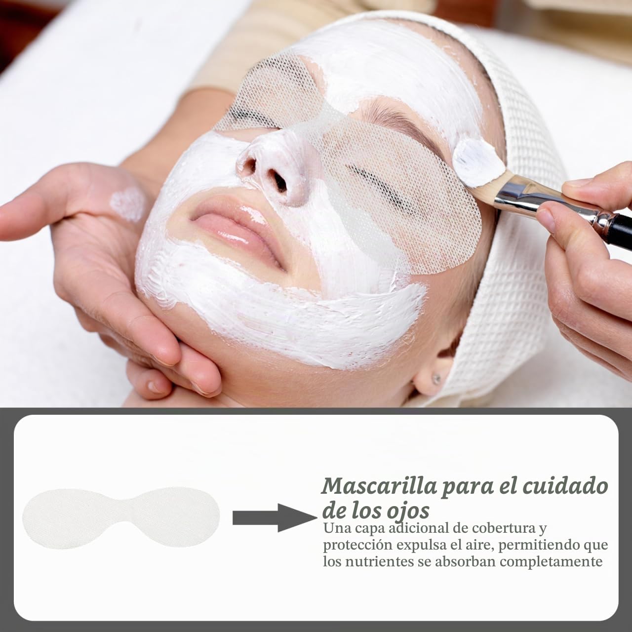 Healeved Máscara Para El Cuidado De Los Ojos 600 Piezas De Antifaces Desechables Hidratación Profunda Para Spa Y Uso Diario Ideal Para Bricolaje