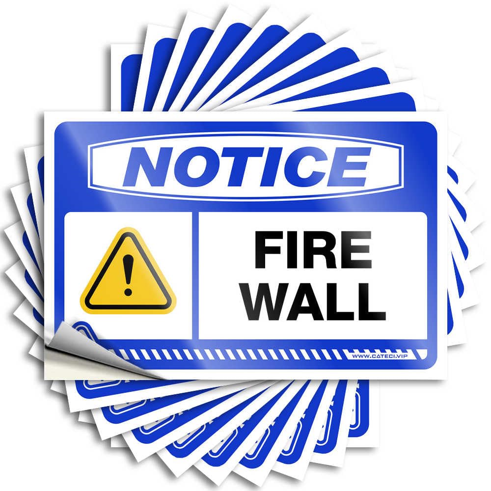 Notice Fire Wall Tattoo Funny Bedroom Decor Self Adhesive | Bookish Bottle Vinyl Sticker Pack for Texas(12X18CM)