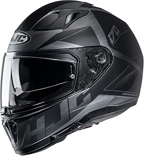 HJC Helmets Herren Nc Motorrad Helm, schwarz, L