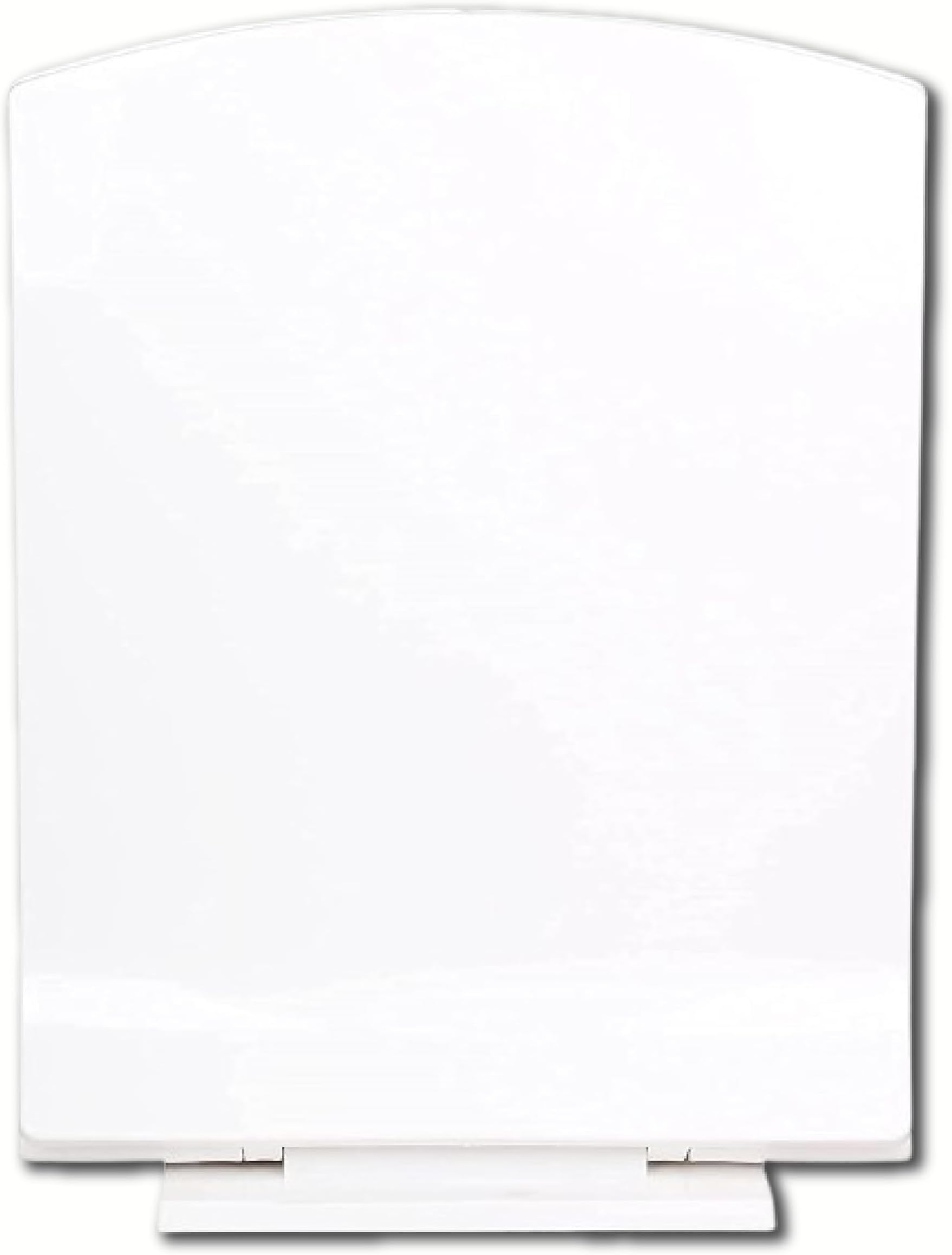 - ELEGANT CASA Soft-Closing Rectangular PP Seat Cover Commode Cover Size (43 X 34 Cm) Adjustable Hinges (Hole Distance) from 13-18cm; A-9 Colour White- 1Set