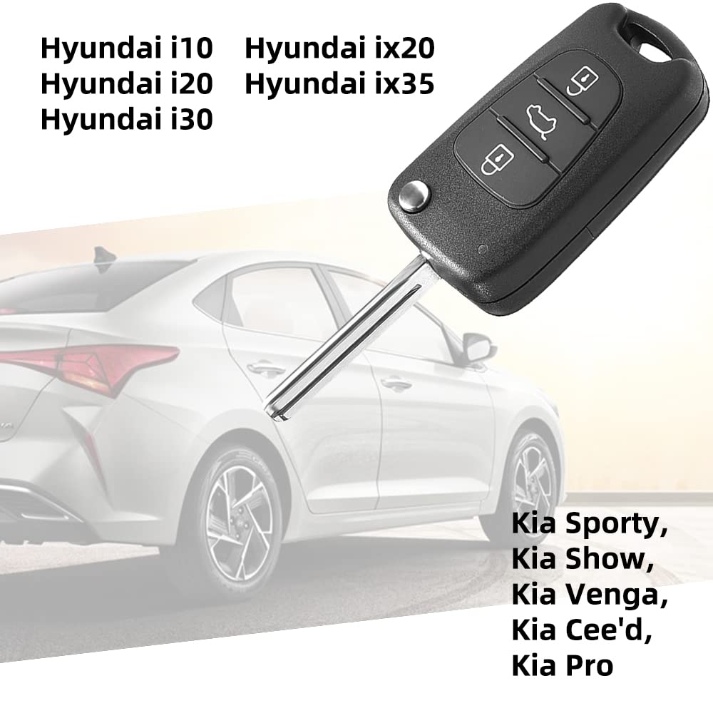 HIBEYO Autosleutelhoes geschikt voor Hyundai Sportage
