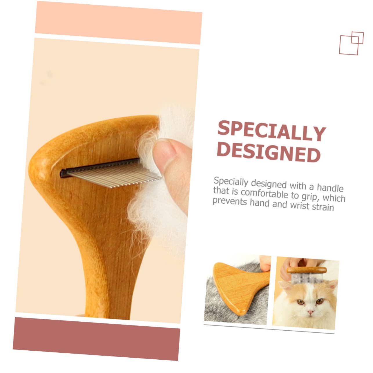 Angoily 3stücke Pet Comb Kamm Für Hunde Katzen Entfilzungsbürste Für Mittellanges Fell Hautfreundlich Für Haustierpflege Und Massagen