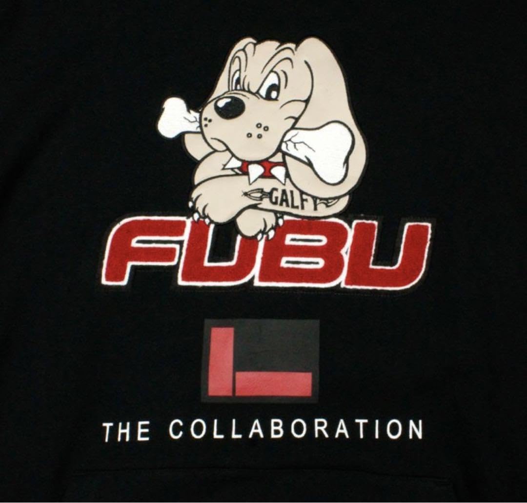 Amazon.co.jp: GALFY FUBU コラボ パーカー 黒 中型犬 L : ペット用品