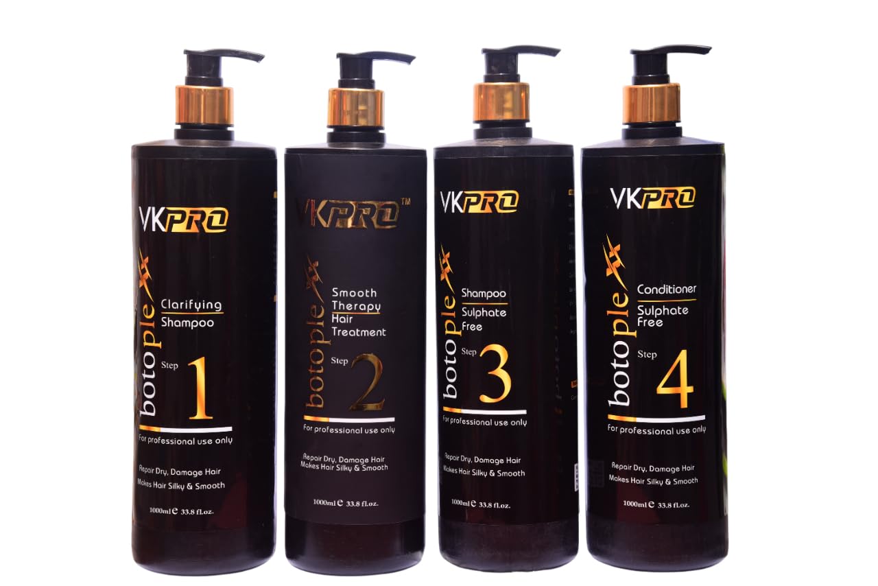 VKPRO Professional Hair Care Set, 4-Step Botoplex Treatment