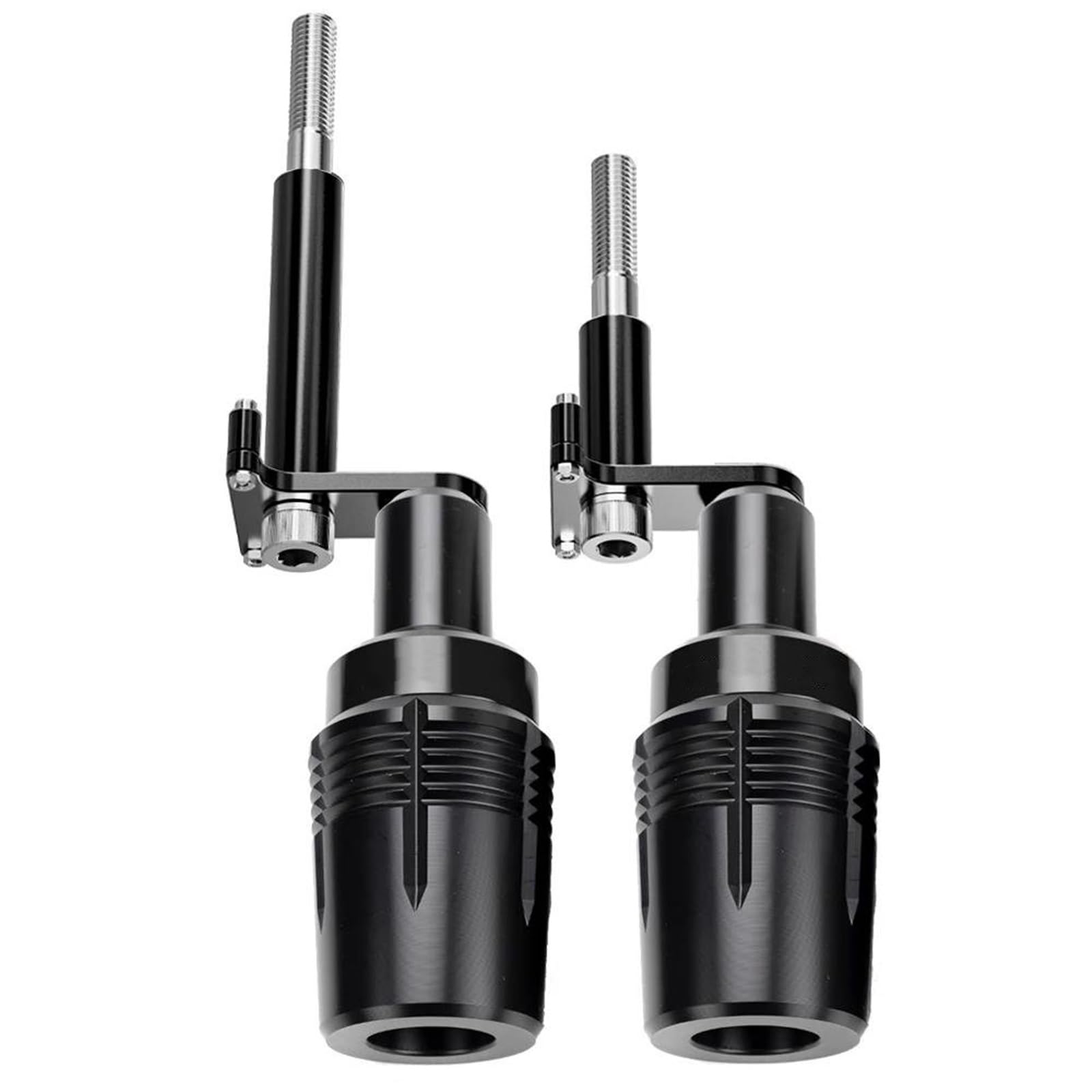 Tamponi Paratelaio Per Kawasaki Per Ninja 500 500SE Z500 2025 2024 Moto Paratelaio Crash Pad Protezione Dalla Caduta Scarico Slider(Frame Sliders-Black)