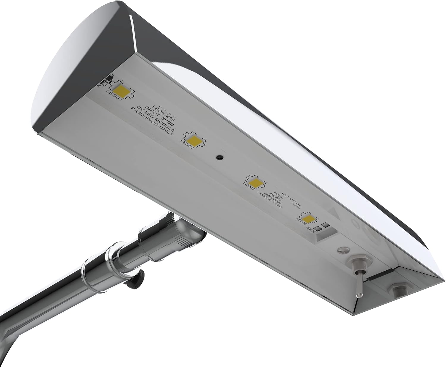 Cocoweb 5" Class LED Picture Light in Chrome with Plug-in Adapter - ALEDV-5CH