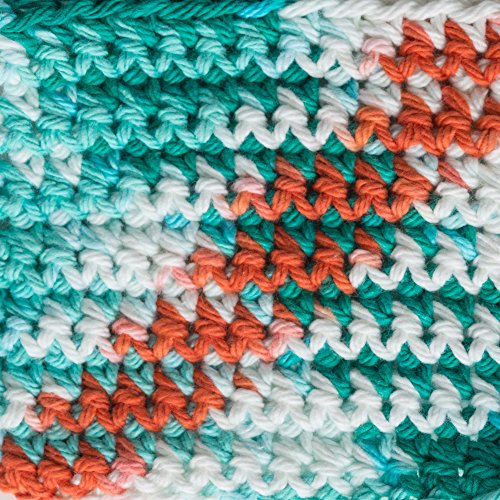 Image of Lily Sugar 'N Cream The Original Ombre Yarn, 2oz, Gauge 4 Medium, 100% Cotton, Ahoy - Machine Wash & Dry