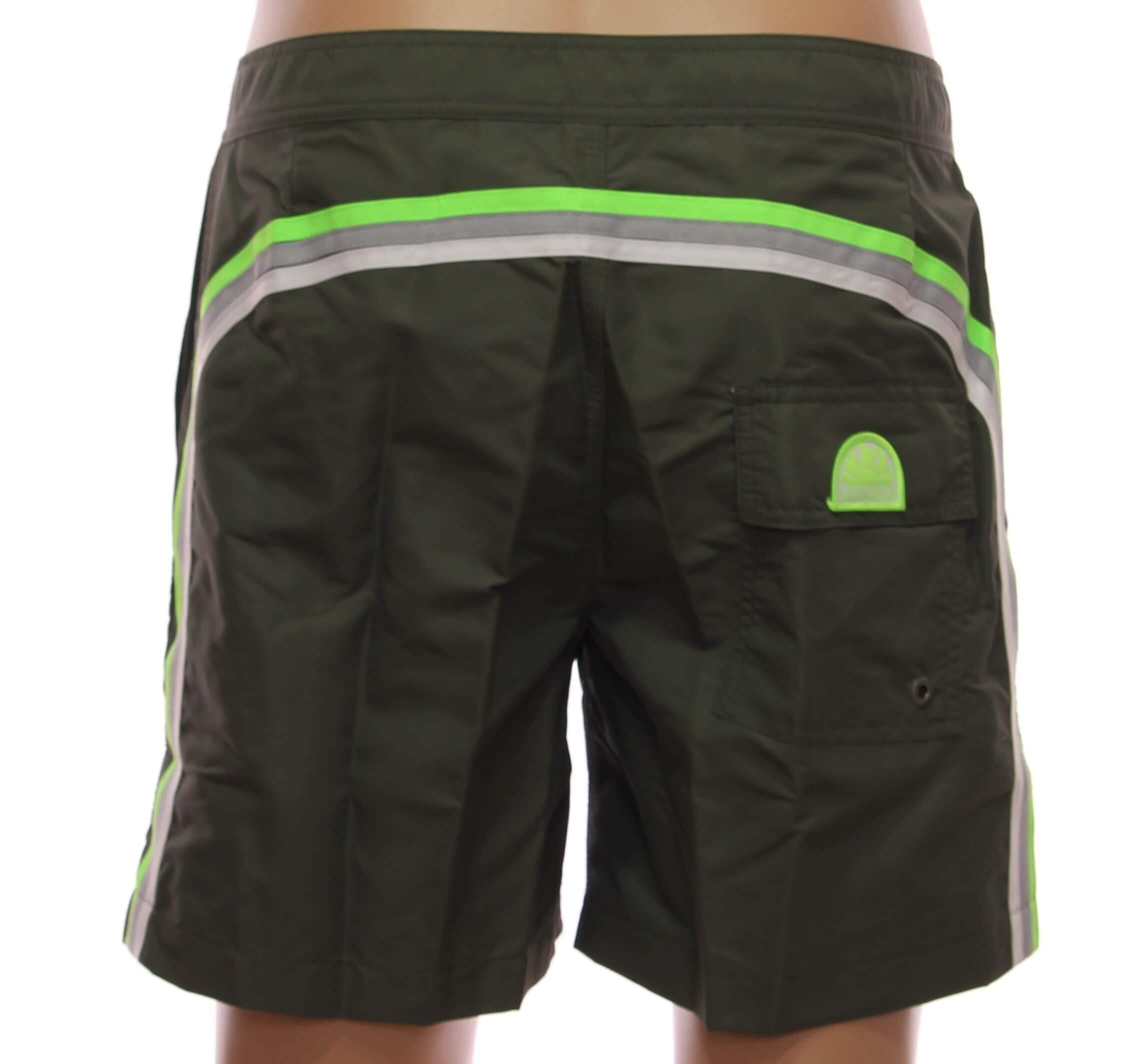 SUNDEK - Costume Uomo Verde Militare Costumi da Mare - M534BDTA100verde - Verde, 27