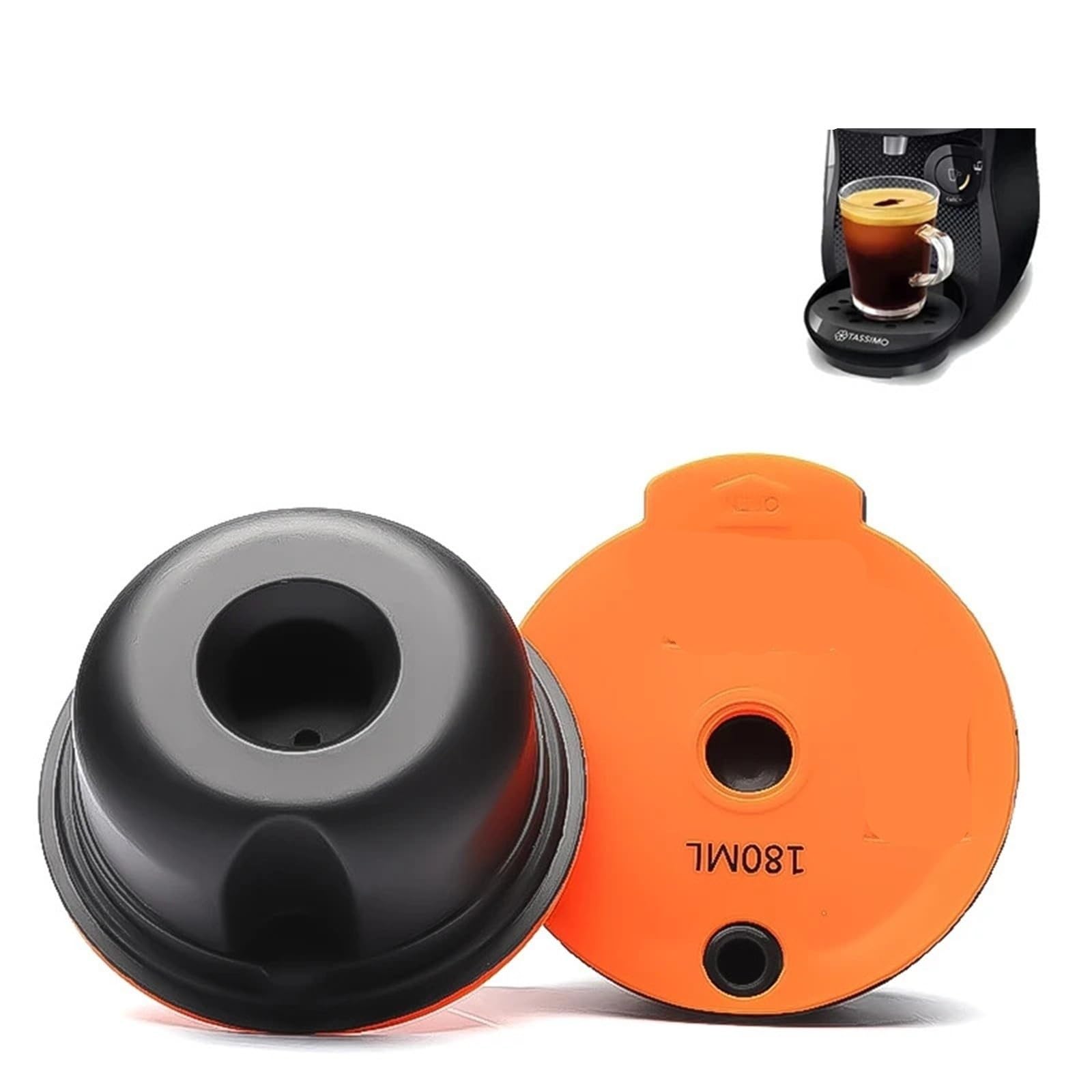 Adattatore Per Capsule Di Caffè, Compatibile Con BOSCH, Compatibile Con Tassimo, Capsule Di Caffè, Filtro Per Espresso, Adattatore Per Capsule Accessori Con Guscio Di Circolazione(Powder hammer)
