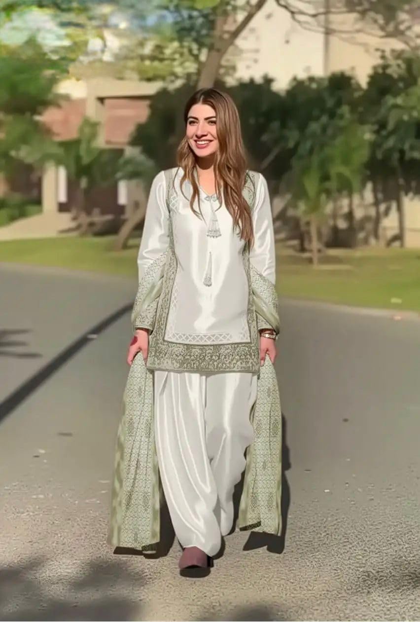 Designer Farshi Salwar Suit Set for Women | Pakistani Farshi shalwar suit wedding party wear ethnic farshi plazzo suit