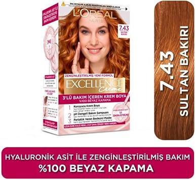 L Or al Paris Excellence Creme 7.43 Sultan Bak r  Sa  Boyas